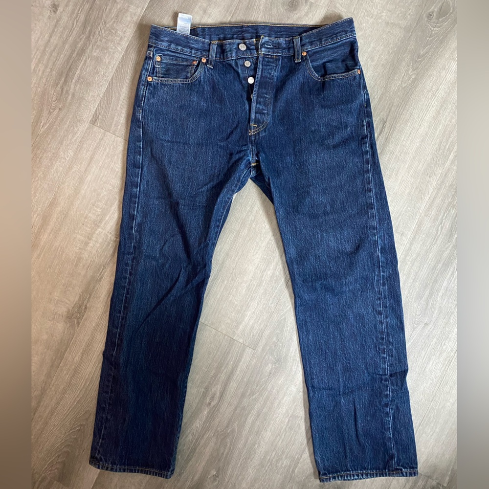 Levi Strauss & Co 501 Straight Leg Jeans